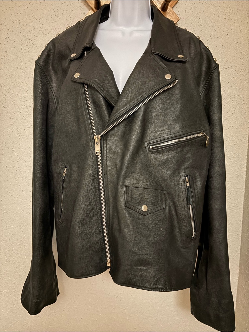 Himalaya Motor Bikerwear 100% Genuine Leather Motorcycle Jacket